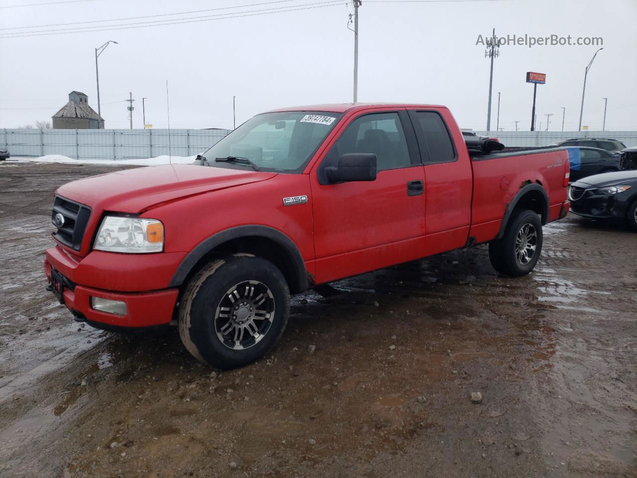 2004 Ford F150  Red vin: 1FTPX14544NC45432