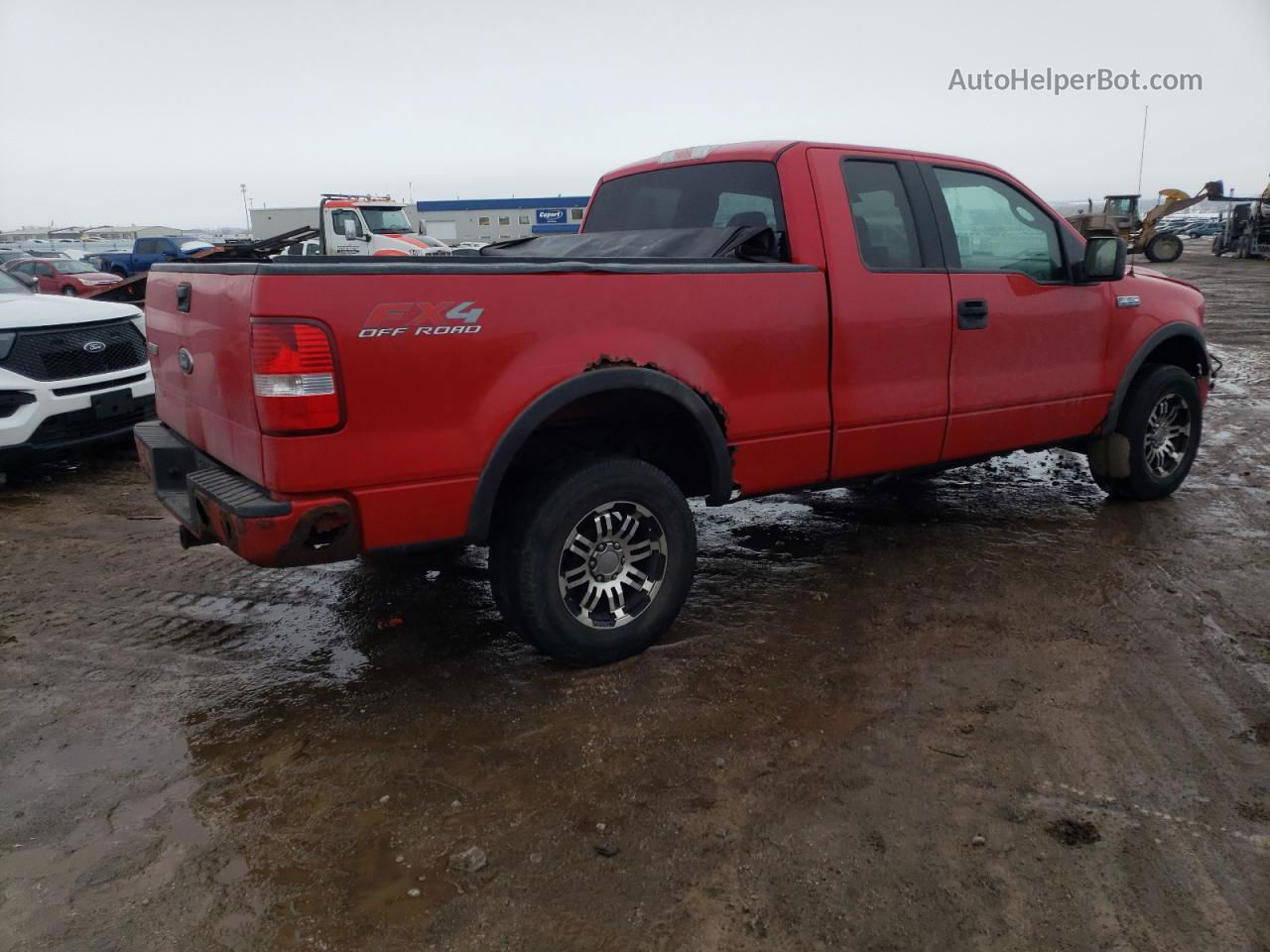 2004 Ford F150  Red vin: 1FTPX14544NC45432