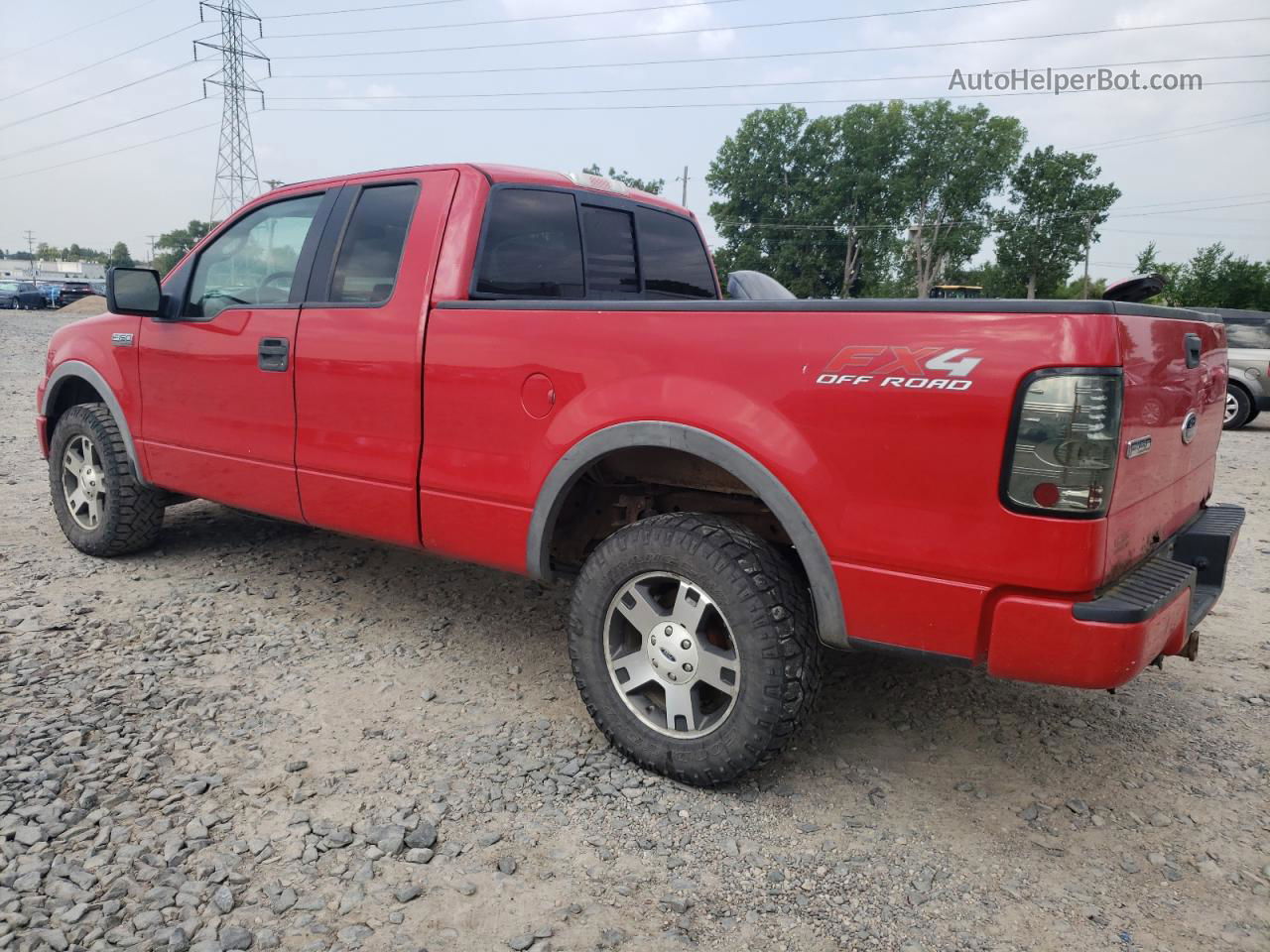 2005 Ford F150  Red vin: 1FTPX14545FB64989