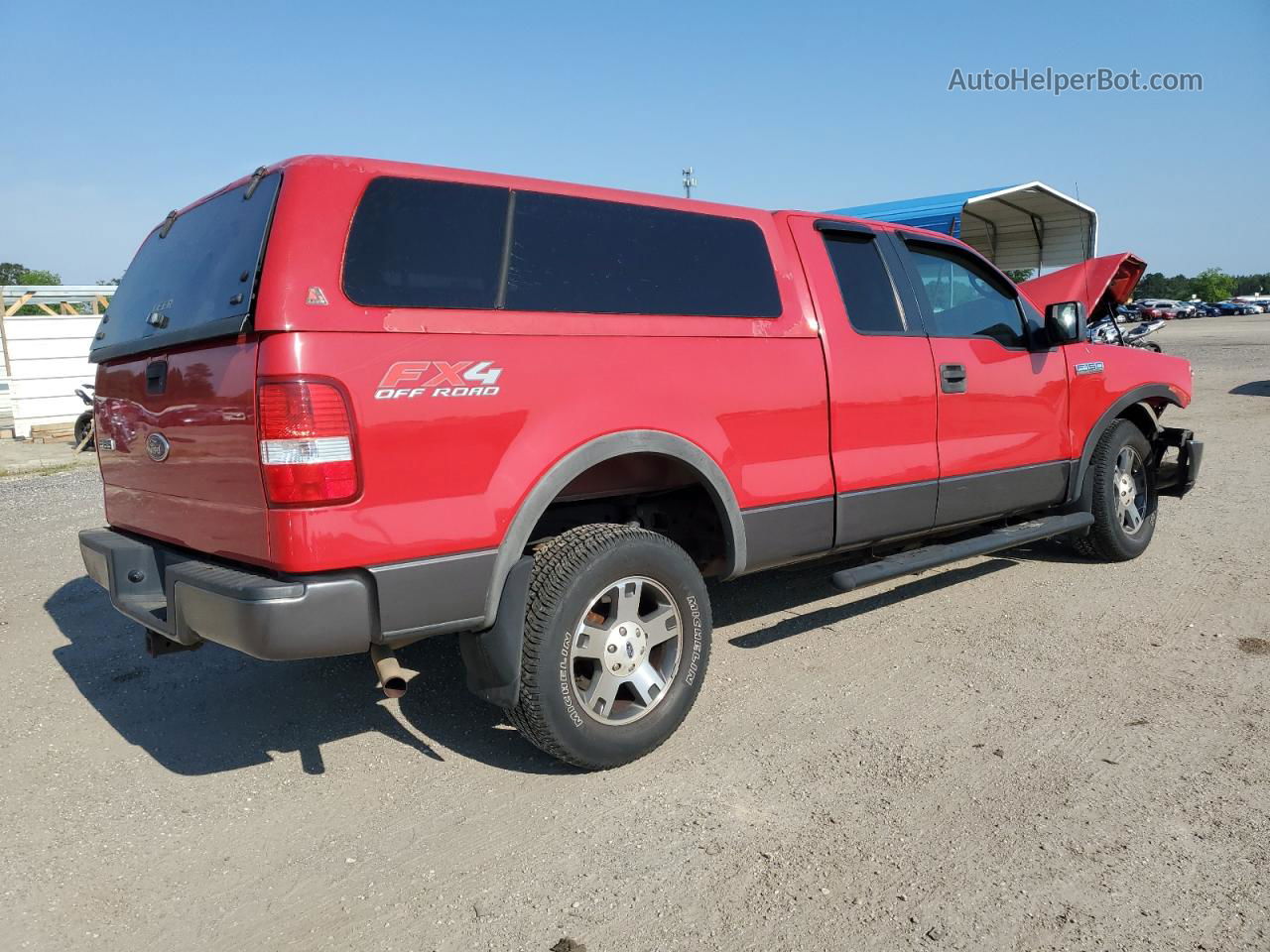 2005 Ford F150  Красный vin: 1FTPX14545NA91029