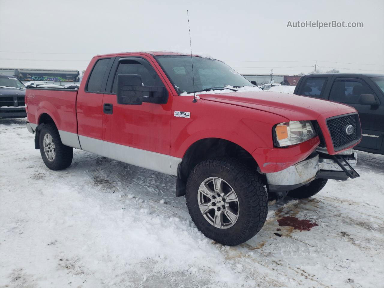 2005 Ford F150  Red vin: 1FTPX14545NB15796