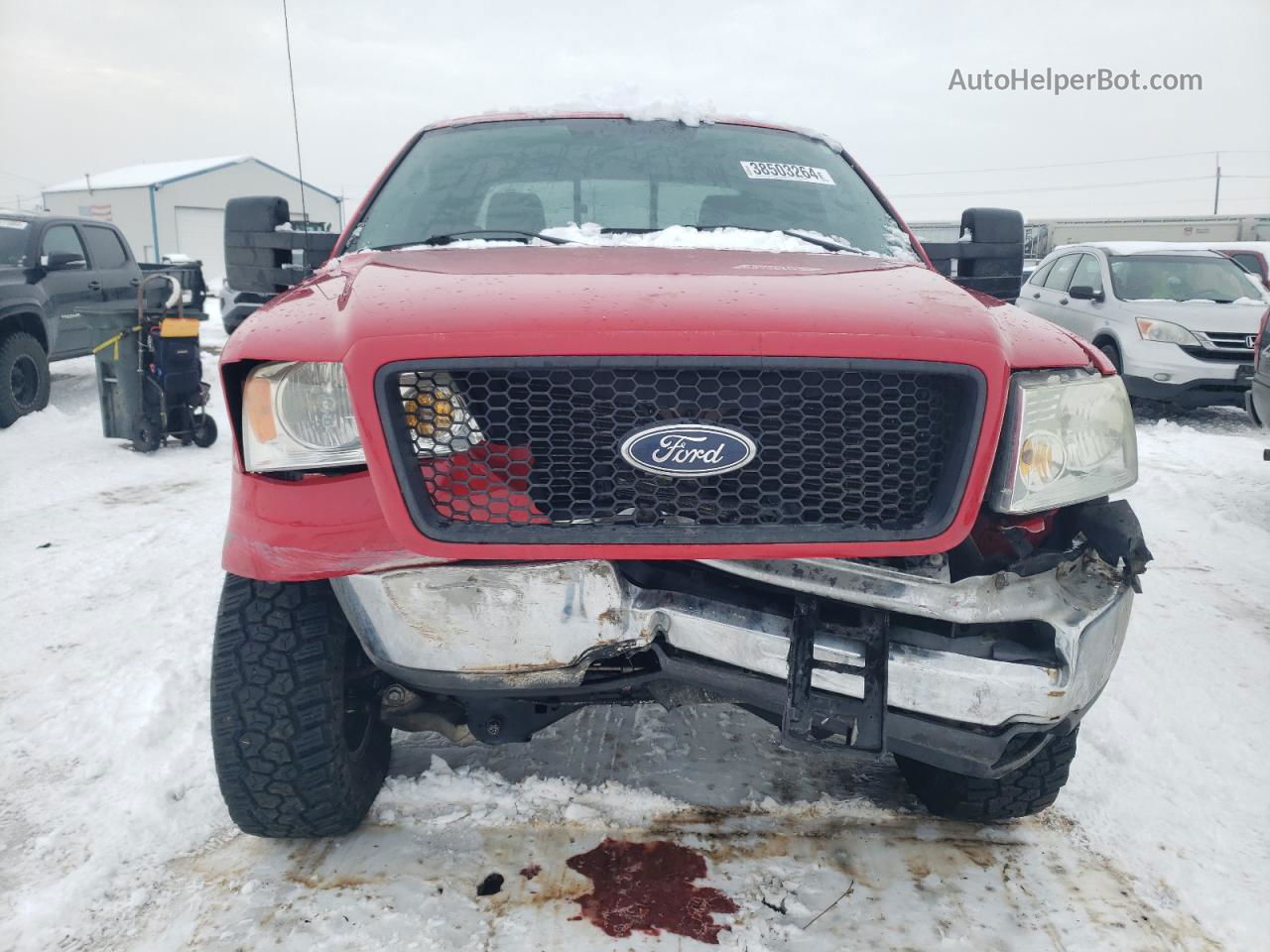 2005 Ford F150  Red vin: 1FTPX14545NB15796