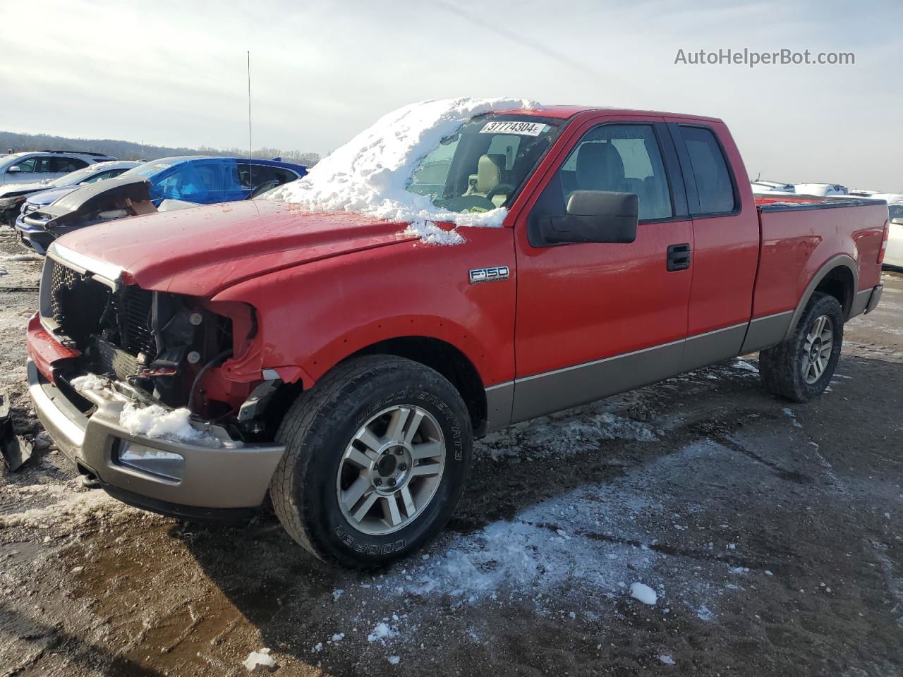 2005 Ford F150  Red vin: 1FTPX14545NB24790