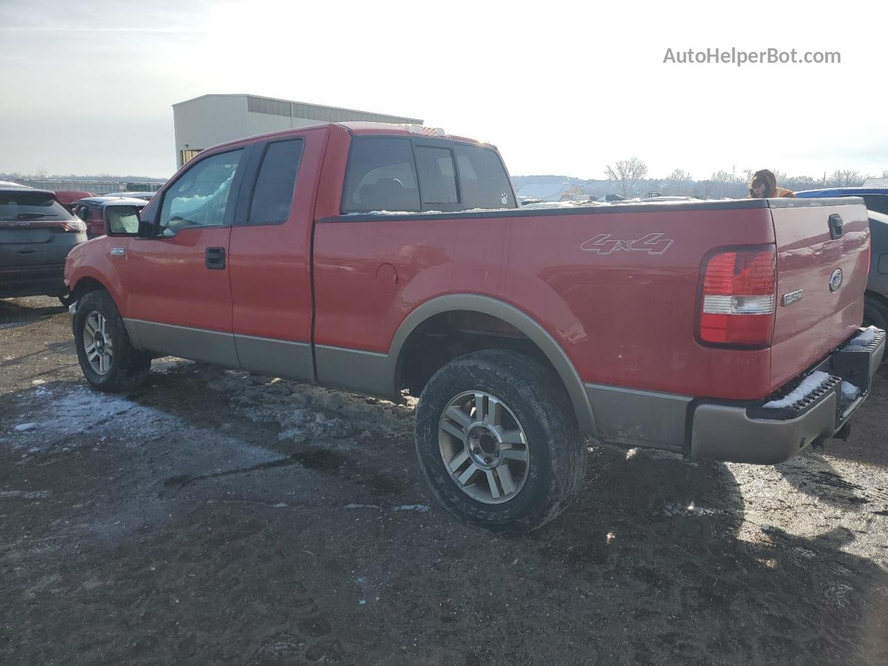 2005 Ford F150  Red vin: 1FTPX14545NB24790