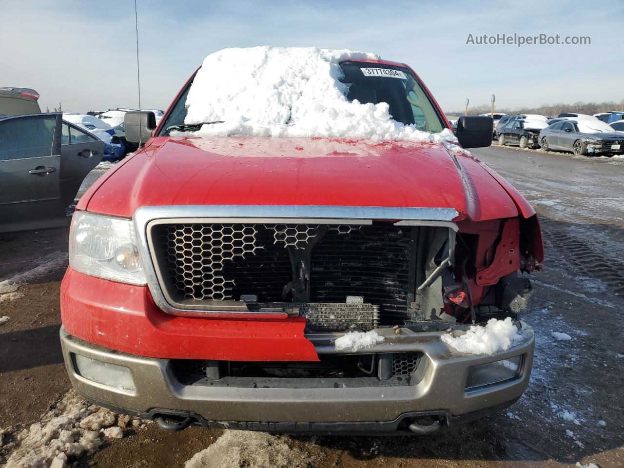 2005 Ford F150  Red vin: 1FTPX14545NB24790