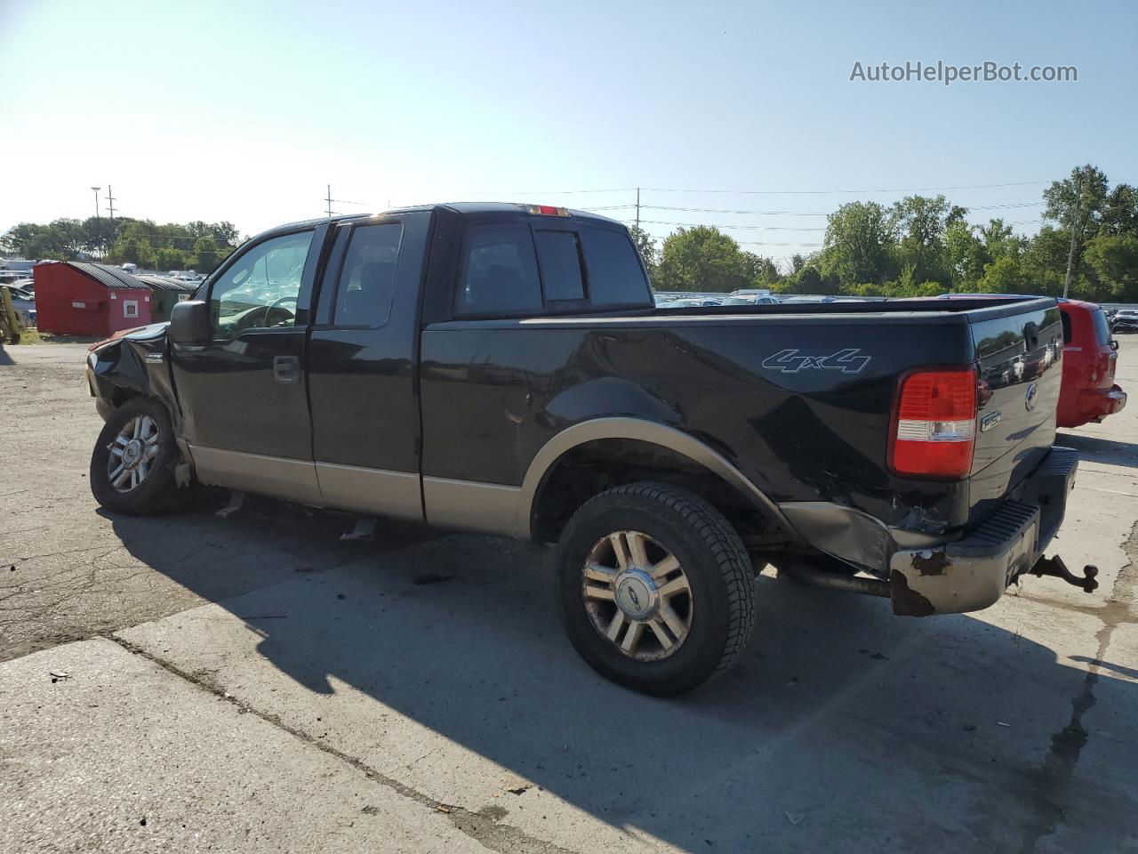 2004 Ford F150  Black vin: 1FTPX14554NA07489