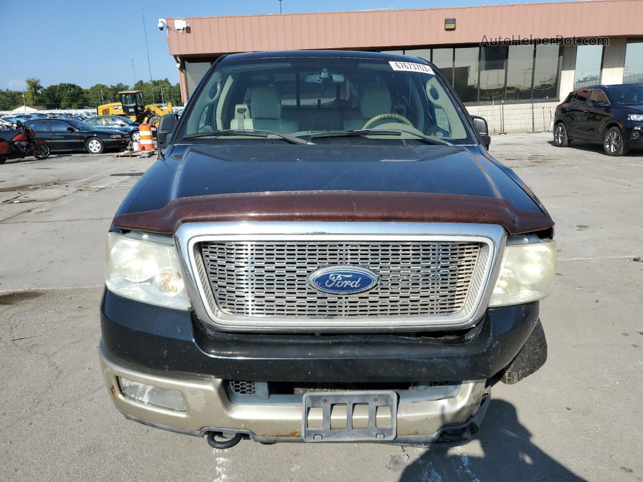 2004 Ford F150  Black vin: 1FTPX14554NA07489