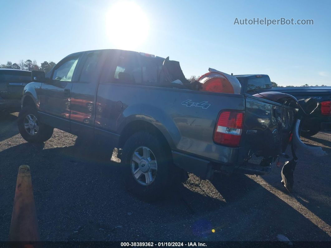 2004 Ford F150   Gray vin: 1FTPX14554NC12245