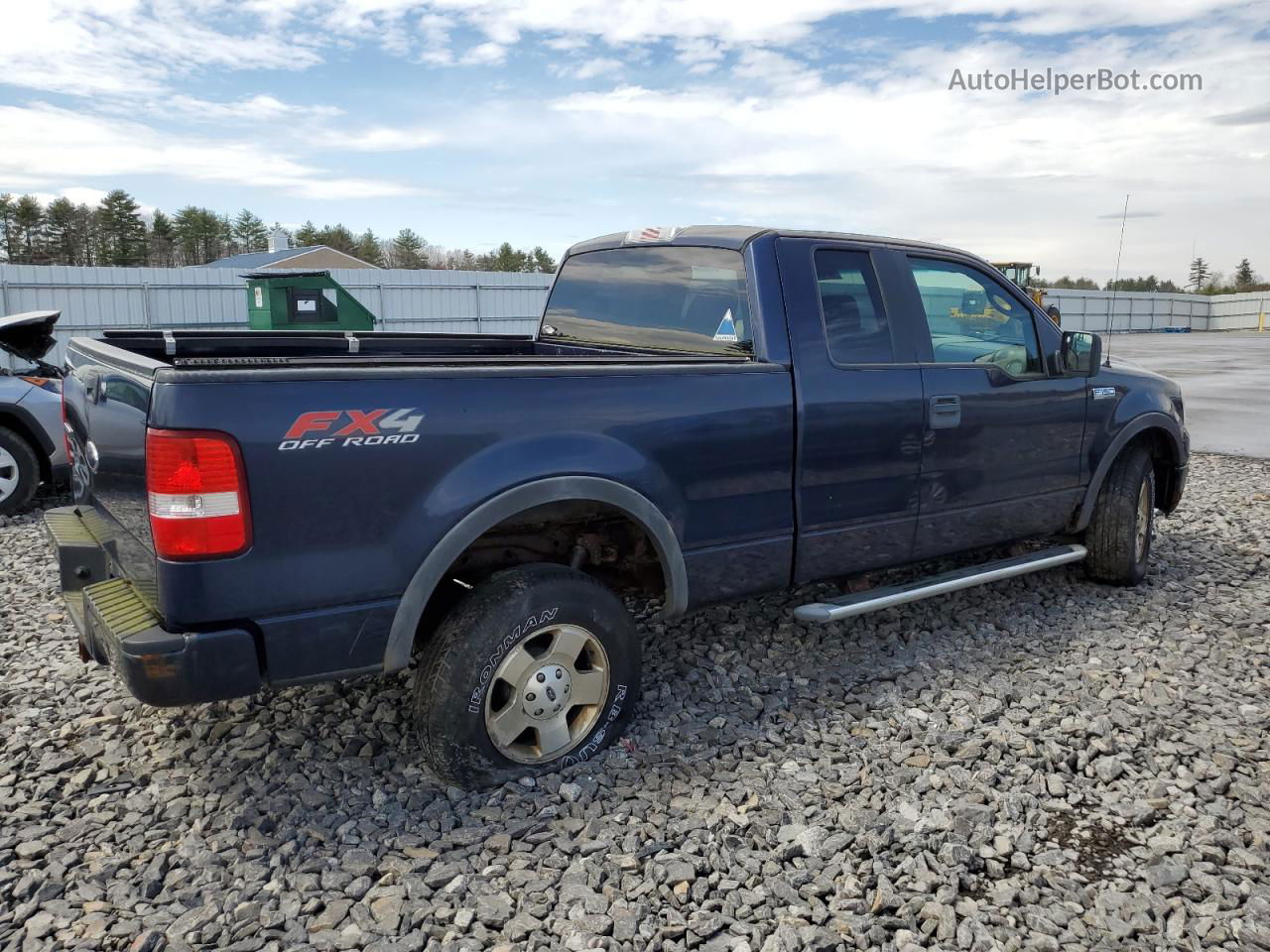 2005 Ford F150  Blue vin: 1FTPX14555NB03446