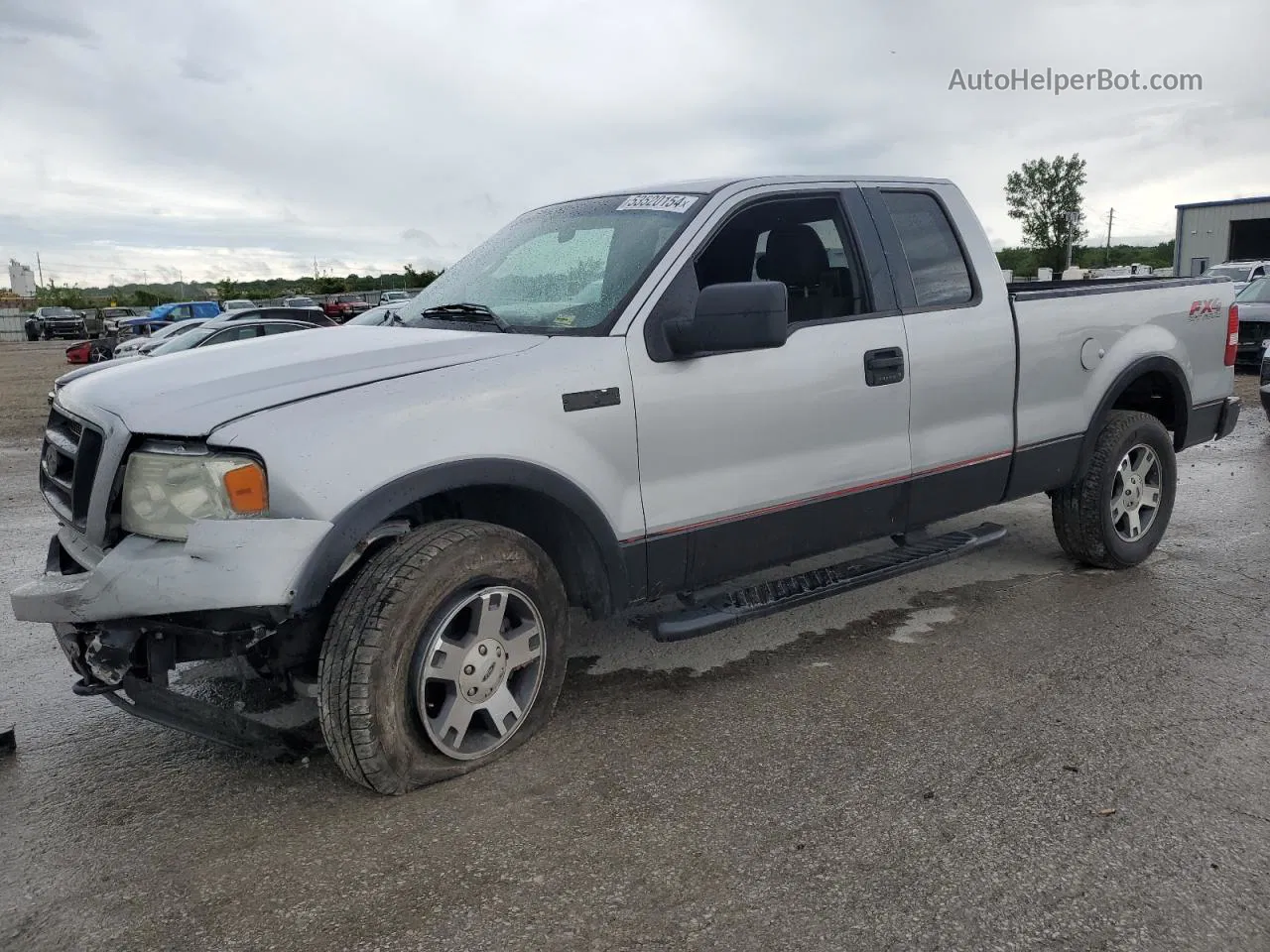 2005 Ford F150  Silver vin: 1FTPX14565FA66529