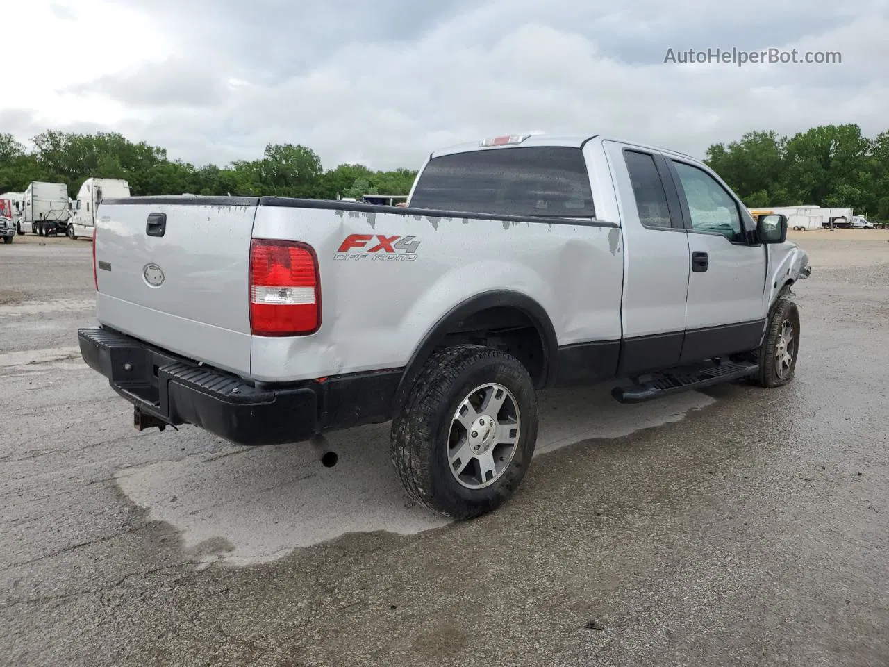 2005 Ford F150  Silver vin: 1FTPX14565FA66529