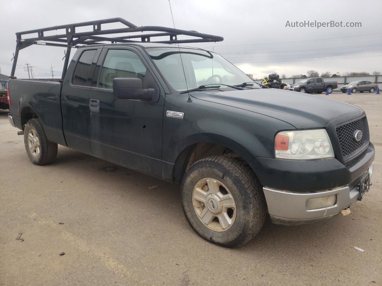 2004 Ford F150  Green vin: 1FTPX14574NC45747