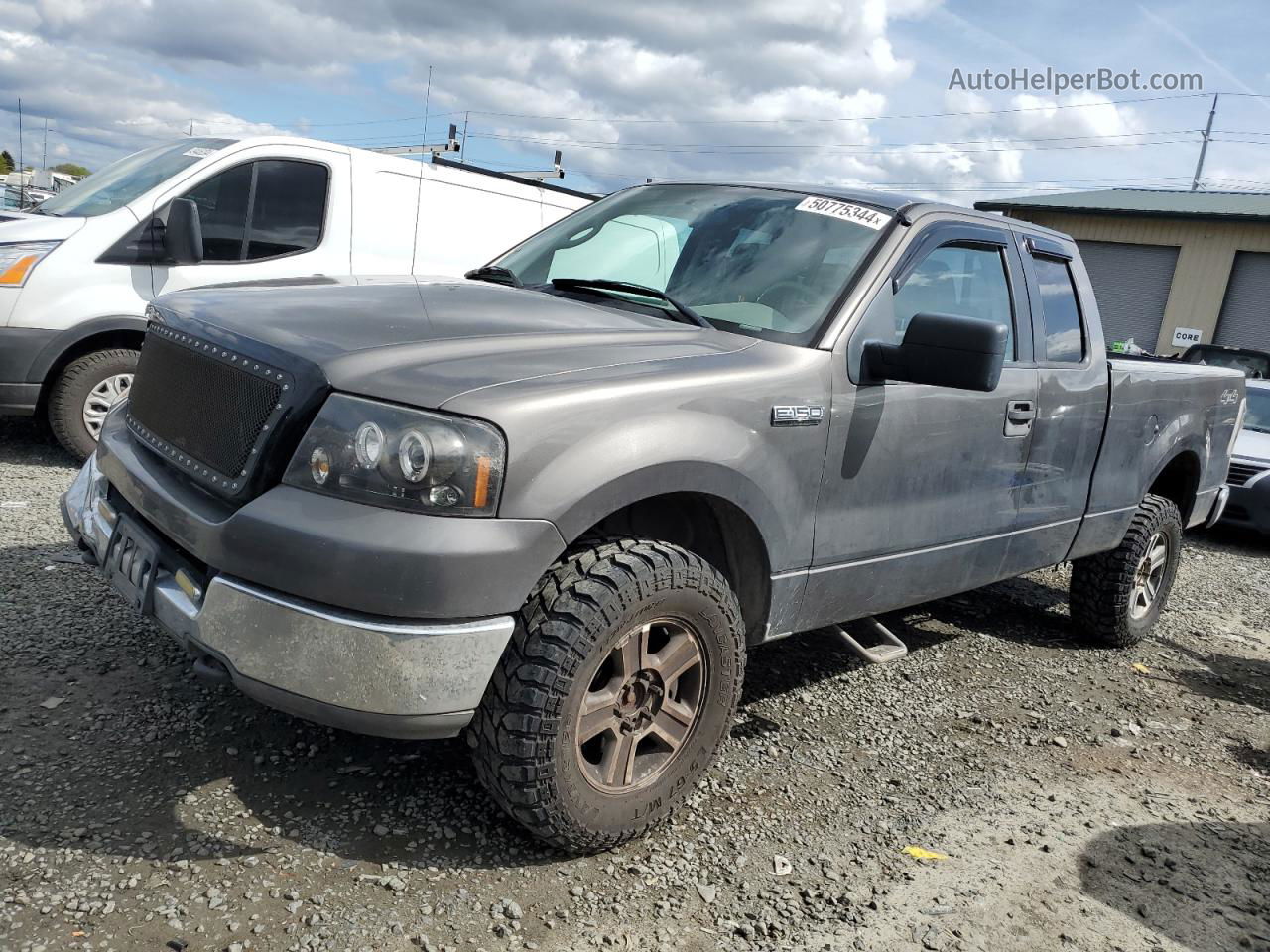 2005 Ford F150  Gray vin: 1FTPX14575FA18599