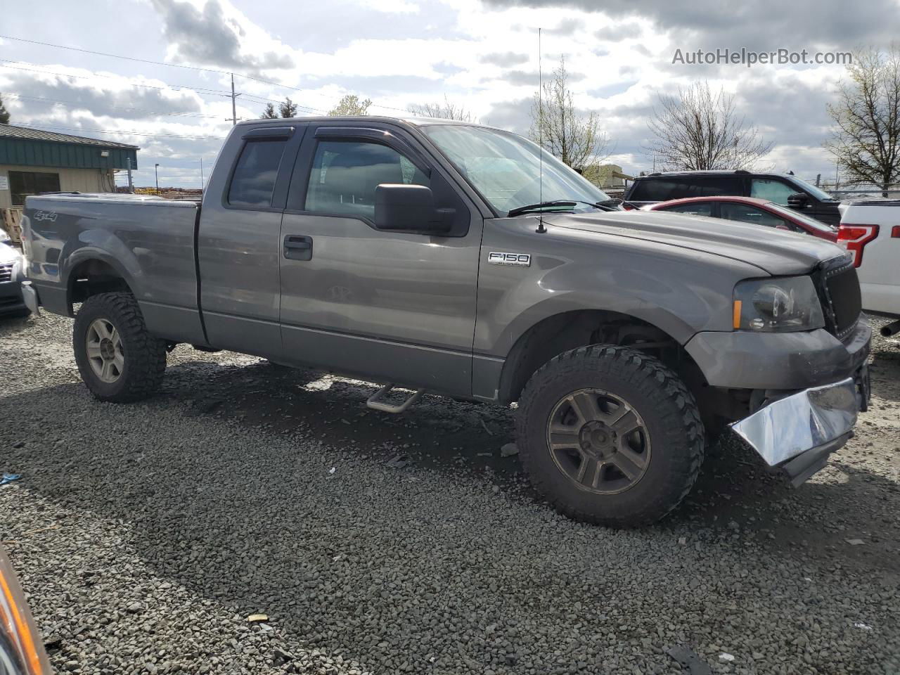 2005 Ford F150  Серый vin: 1FTPX14575FA18599