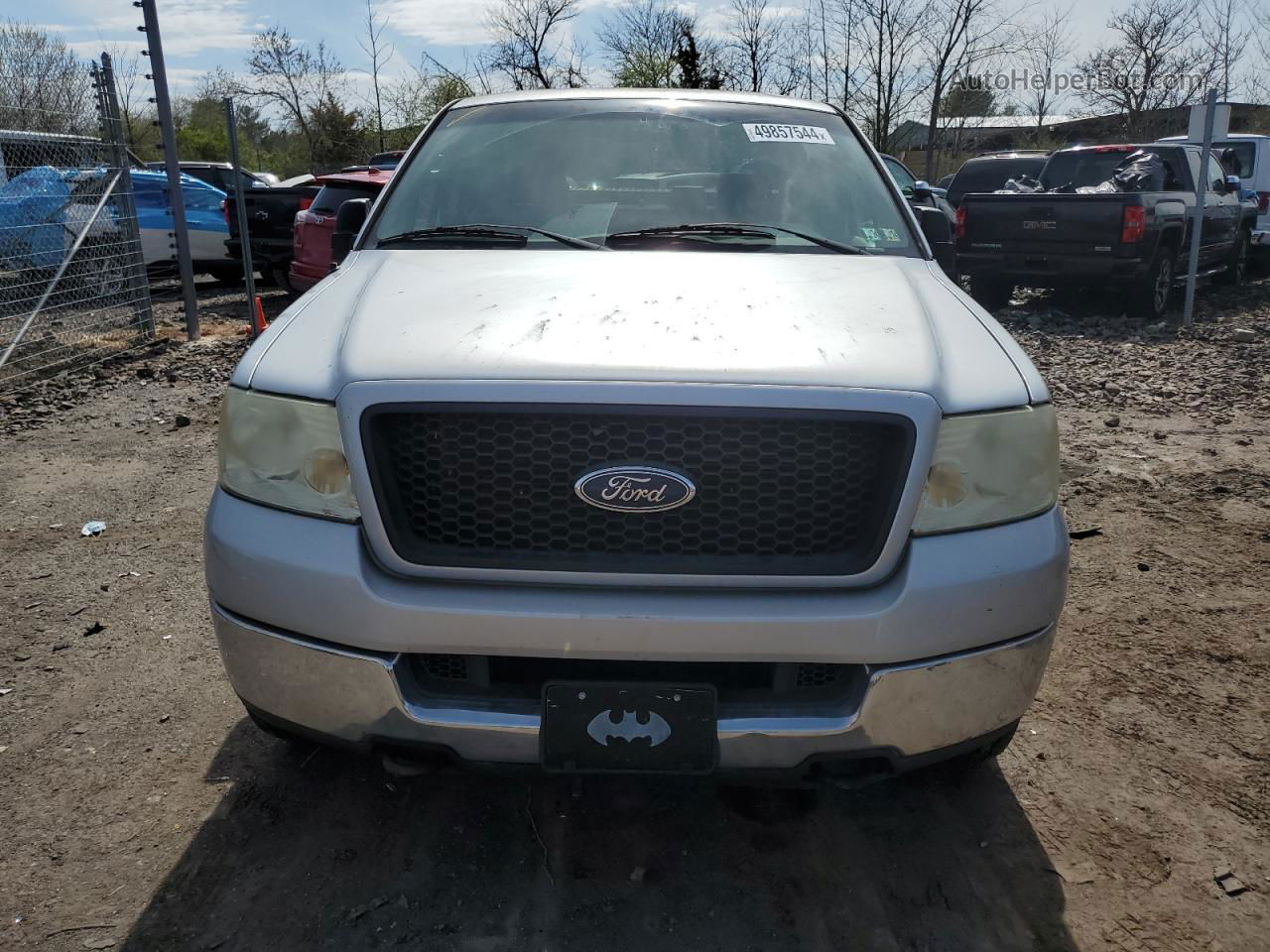 2005 Ford F150 Silver vin: 1FTPX14575FA70122