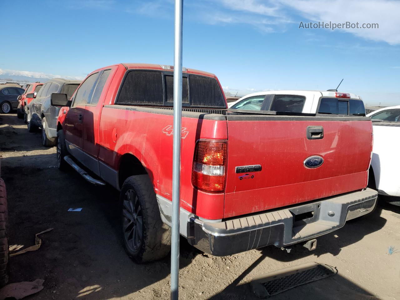 2005 Ford F150  Red vin: 1FTPX14575NB78830