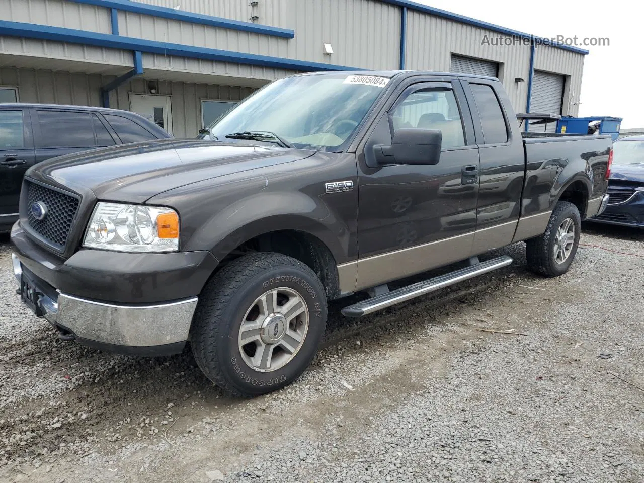 2005 Ford F150  Серый vin: 1FTPX14575NB82103