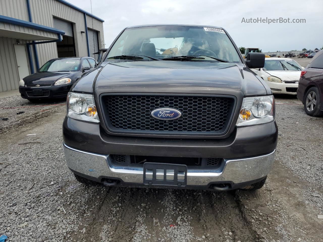 2005 Ford F150  Серый vin: 1FTPX14575NB82103