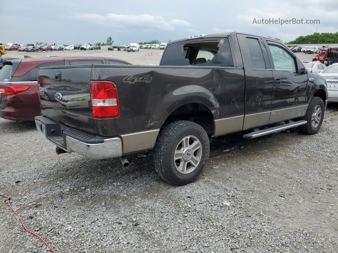 2005 Ford F150  Серый vin: 1FTPX14575NB82103