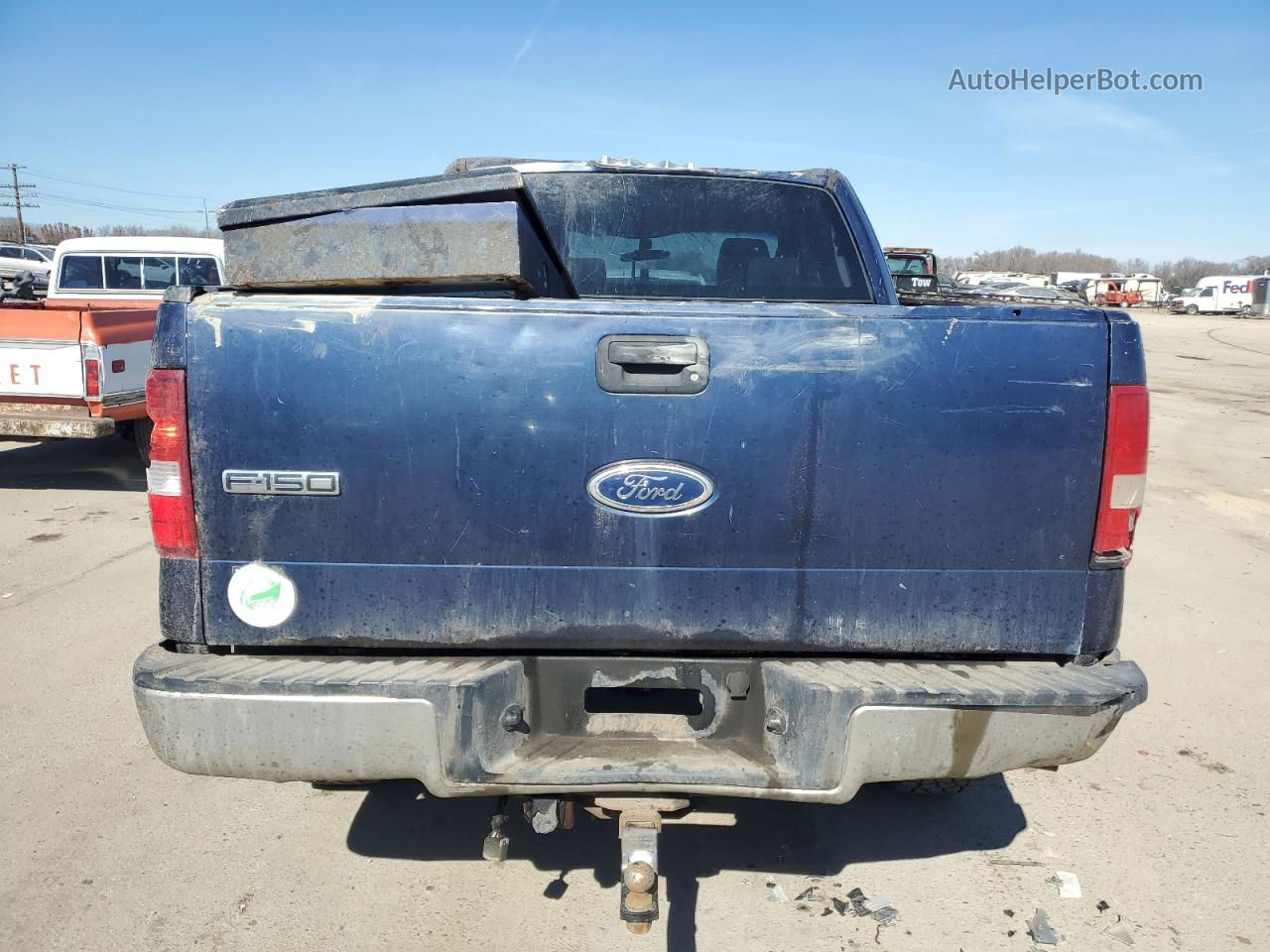 2004 Ford F150  Blue vin: 1FTPX14584KC44608