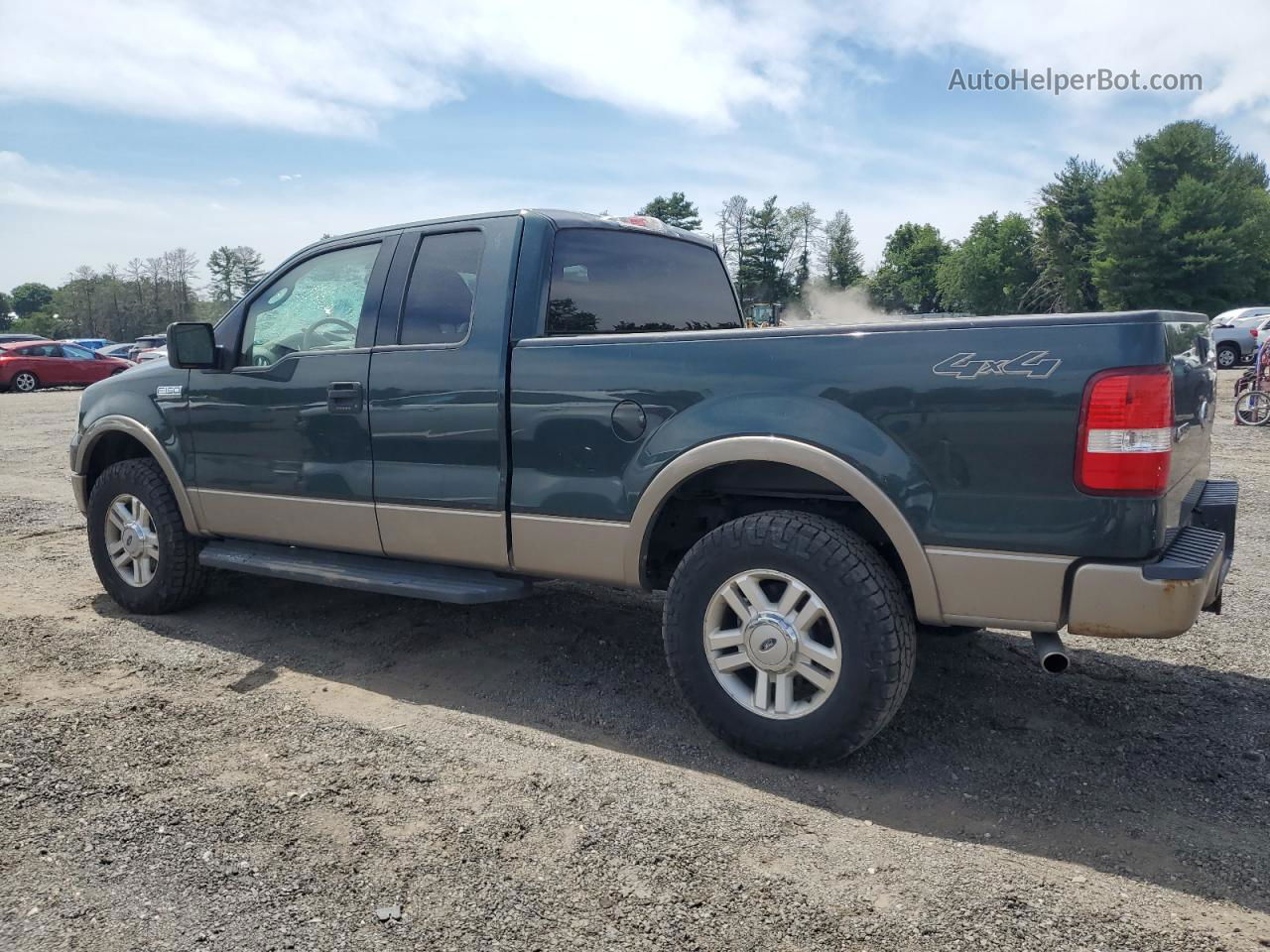 2004 Ford F150  Green vin: 1FTPX14584NA81747