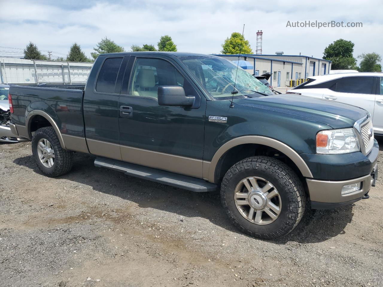 2004 Ford F150  Green vin: 1FTPX14584NA81747