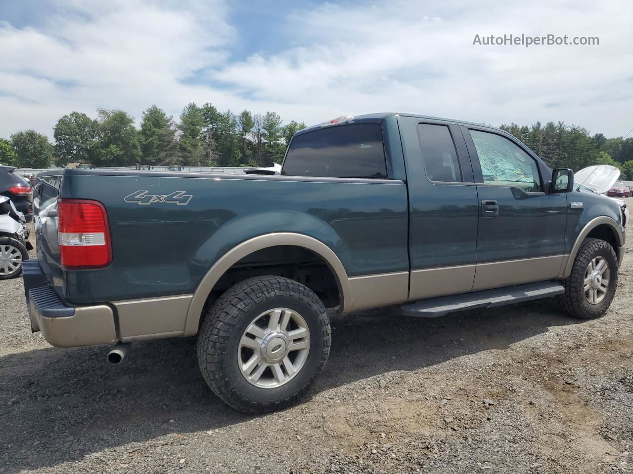 2004 Ford F150  Green vin: 1FTPX14584NA81747