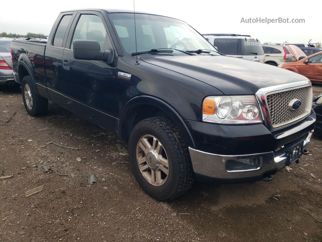 2005 Ford F150  Черный vin: 1FTPX14585FA52941