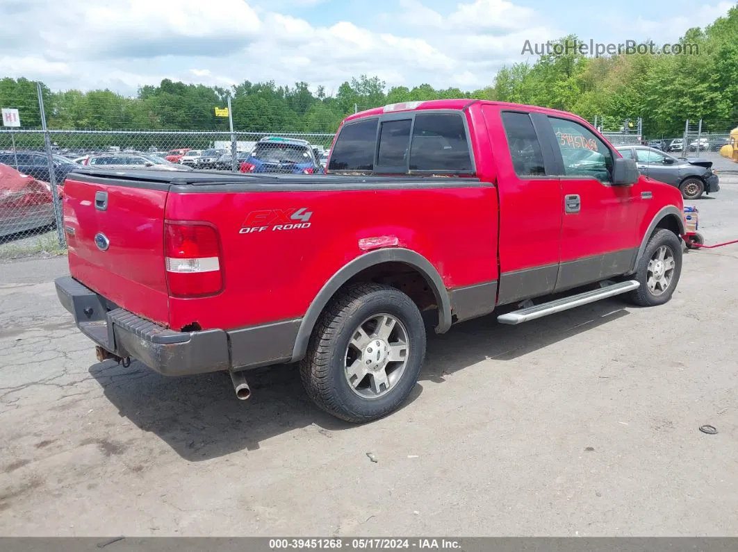 2005 Ford F-150 Fx4/lariat/xl/xlt Red vin: 1FTPX14585FA56178