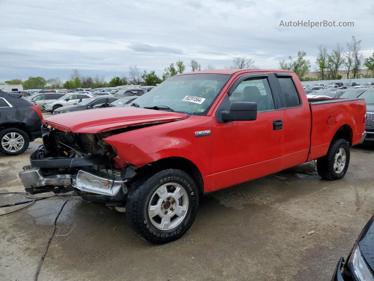 2005 Ford F150  Red vin: 1FTPX14585KC83281