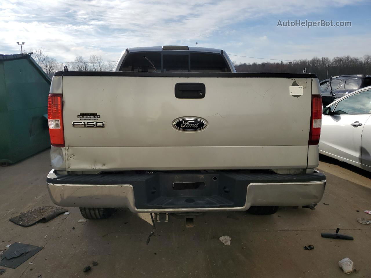 2005 Ford F150 Silver vin: 1FTPX14585NA14129