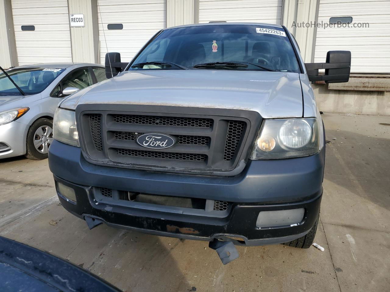 2005 Ford F150 Silver vin: 1FTPX14585NA14129