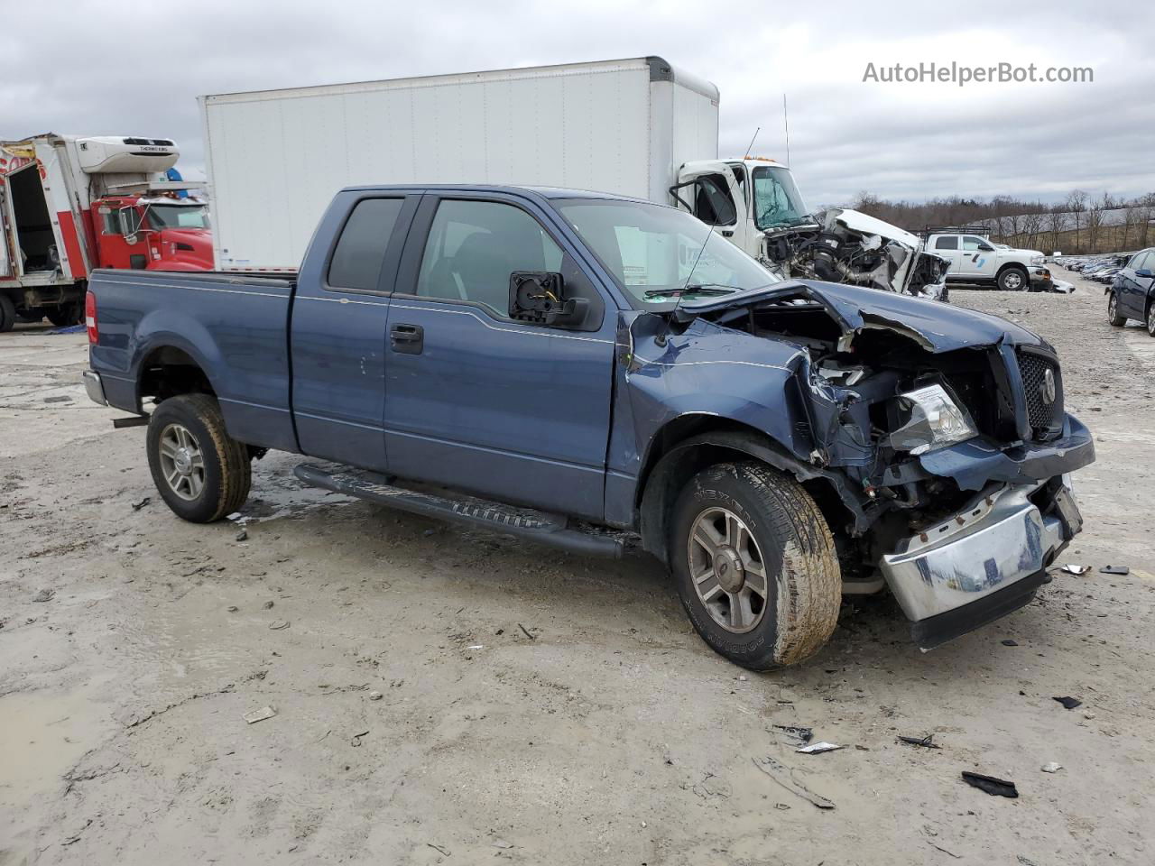 2005 Ford F150  Синий vin: 1FTPX14585NB70915