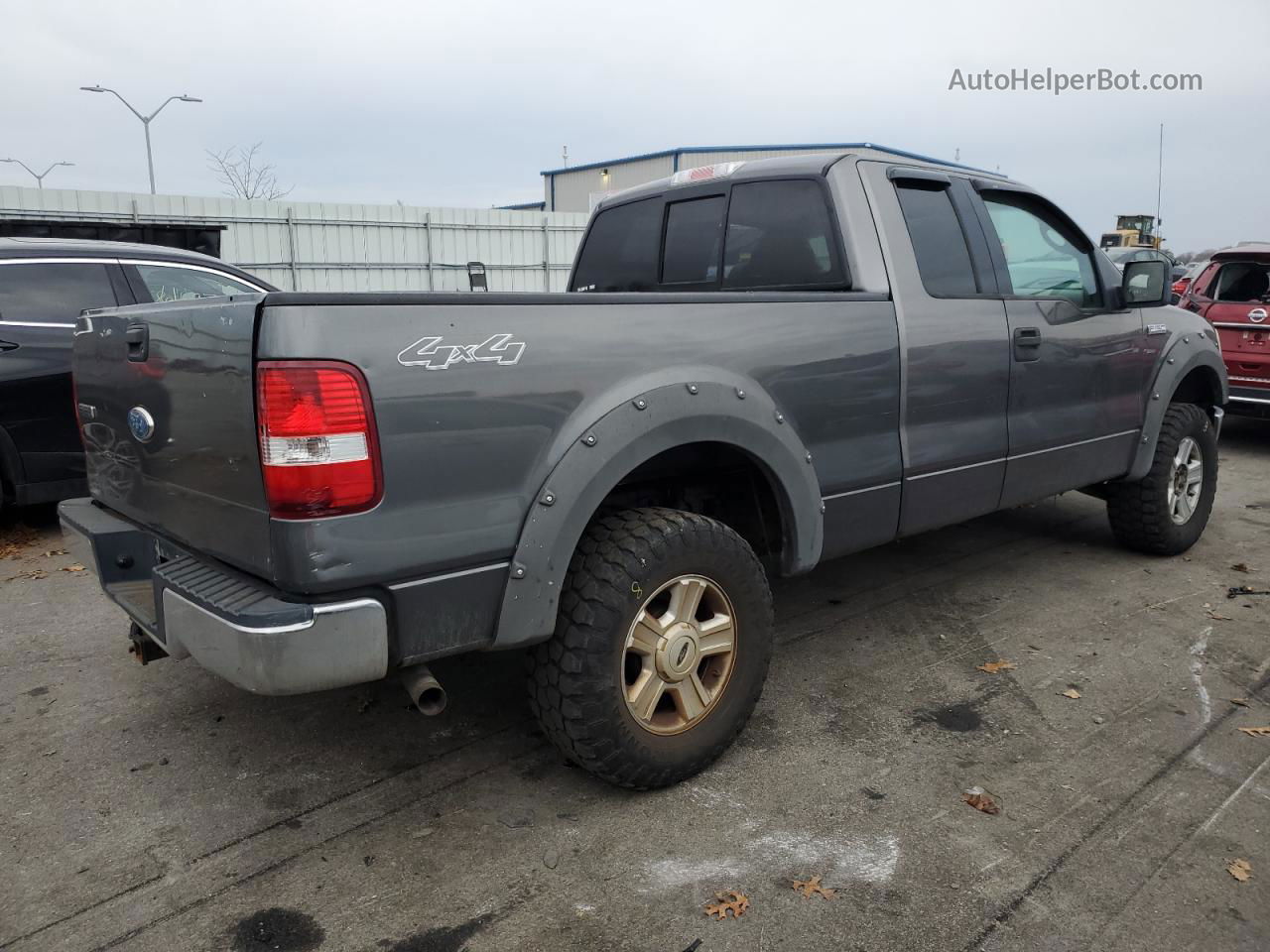 2004 Ford F150  Серый vin: 1FTPX14594NA95009