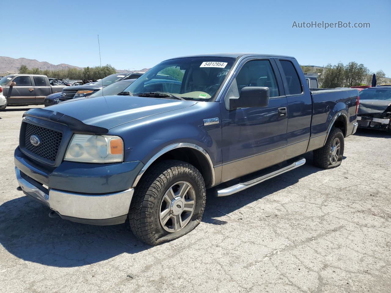 2005 Ford F150  Blue vin: 1FTPX14595NA44157