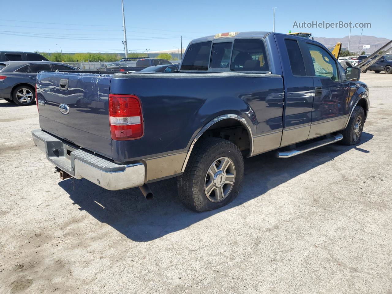 2005 Ford F150  Blue vin: 1FTPX14595NA44157