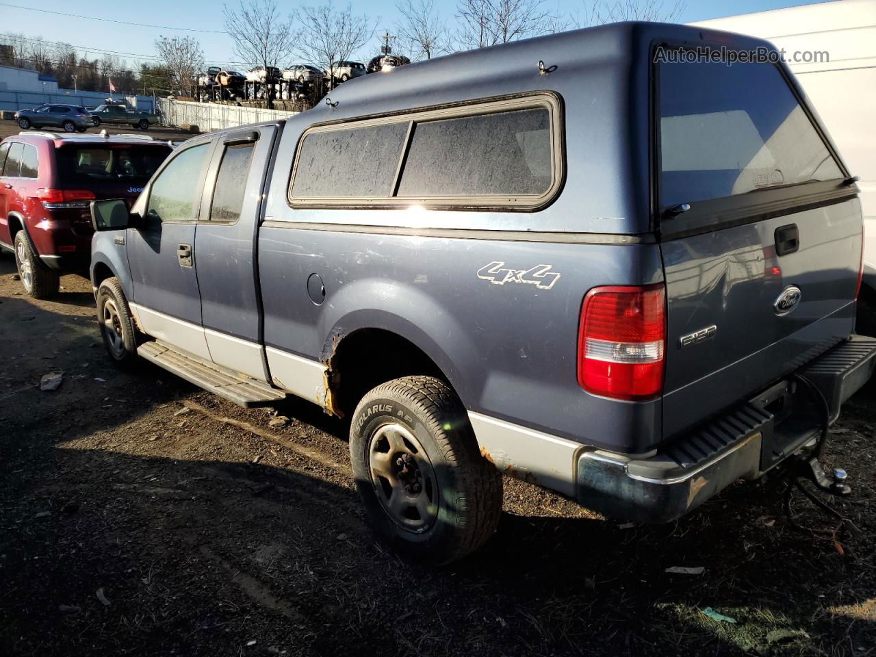 2005 Ford F150  Blue vin: 1FTPX14595NA56860