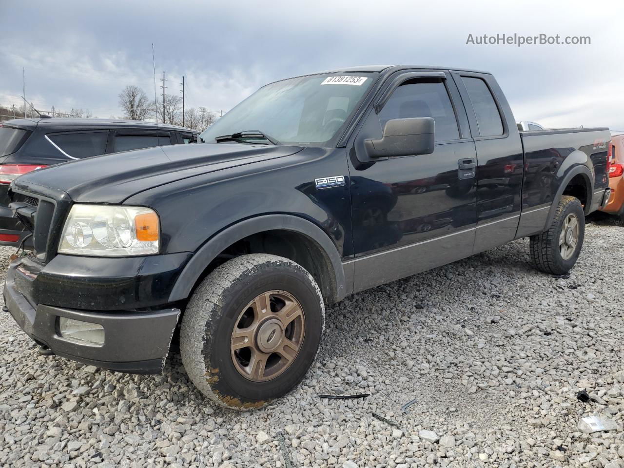 2005 Ford F150  Black vin: 1FTPX14595NA70435