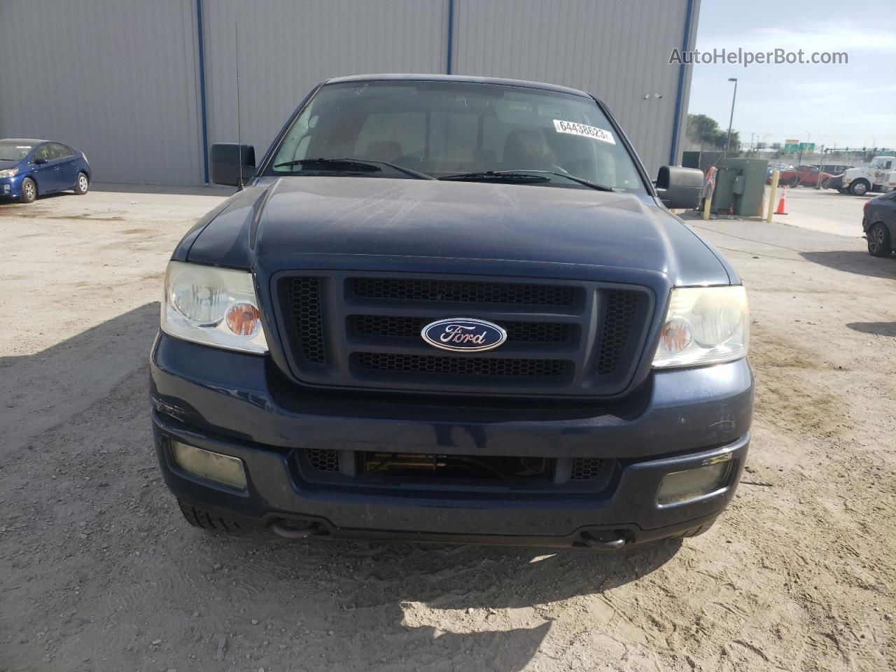 2005 Ford F150  Синий vin: 1FTPX14595NA86330