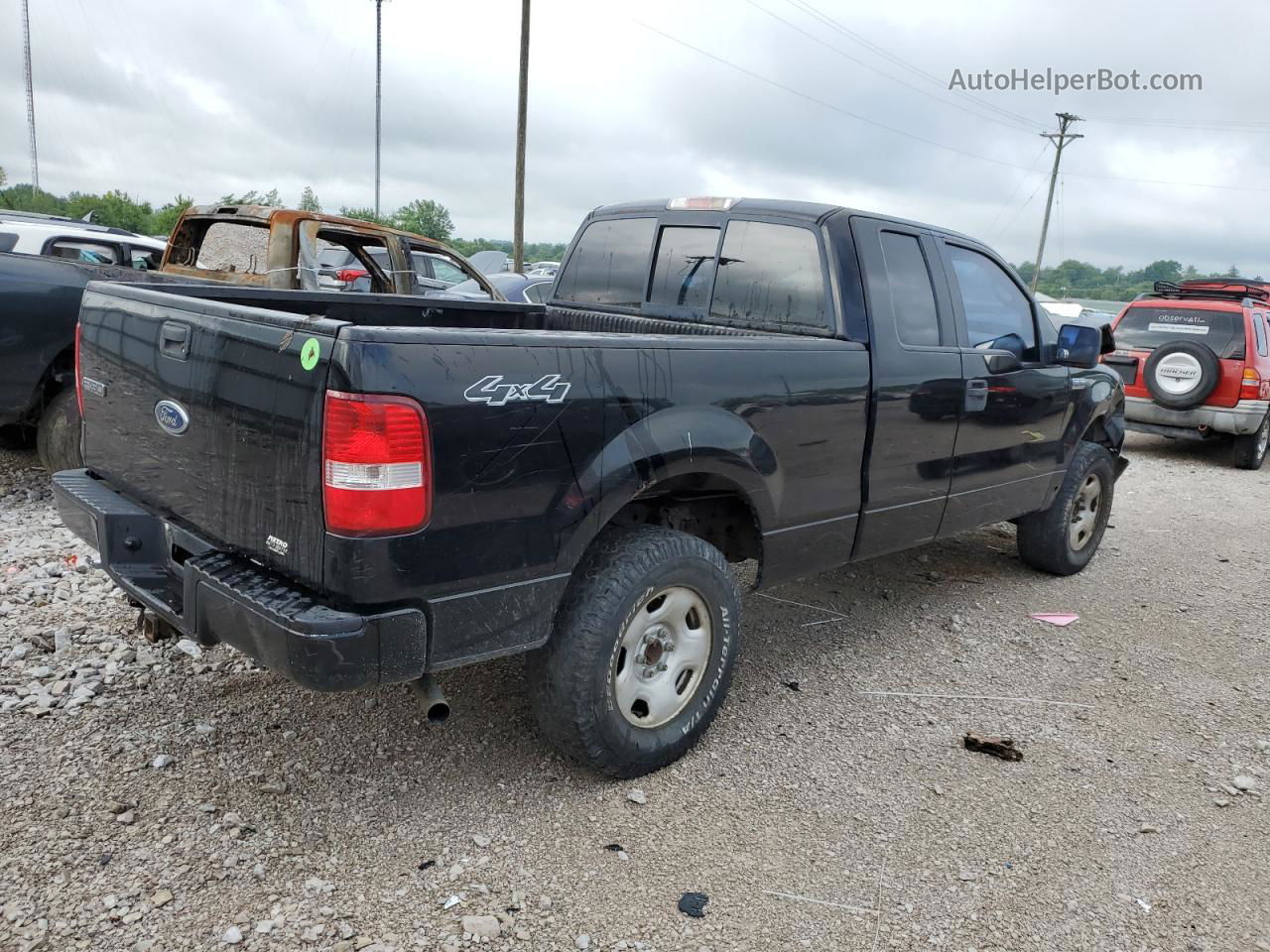 2005 Ford F150  Black vin: 1FTPX14595NB22291