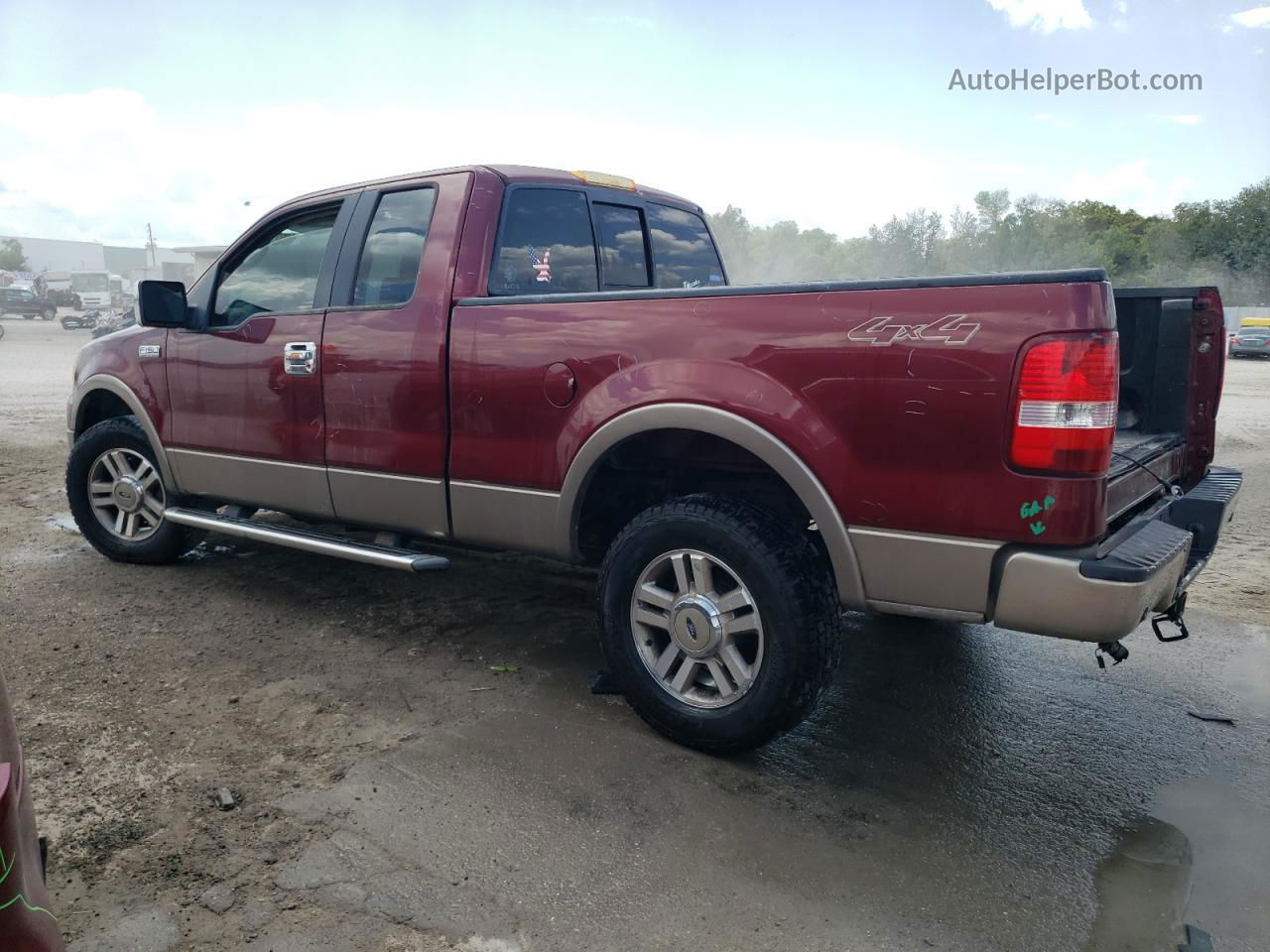 2005 Ford F150  Burgundy vin: 1FTPX14595NB77677