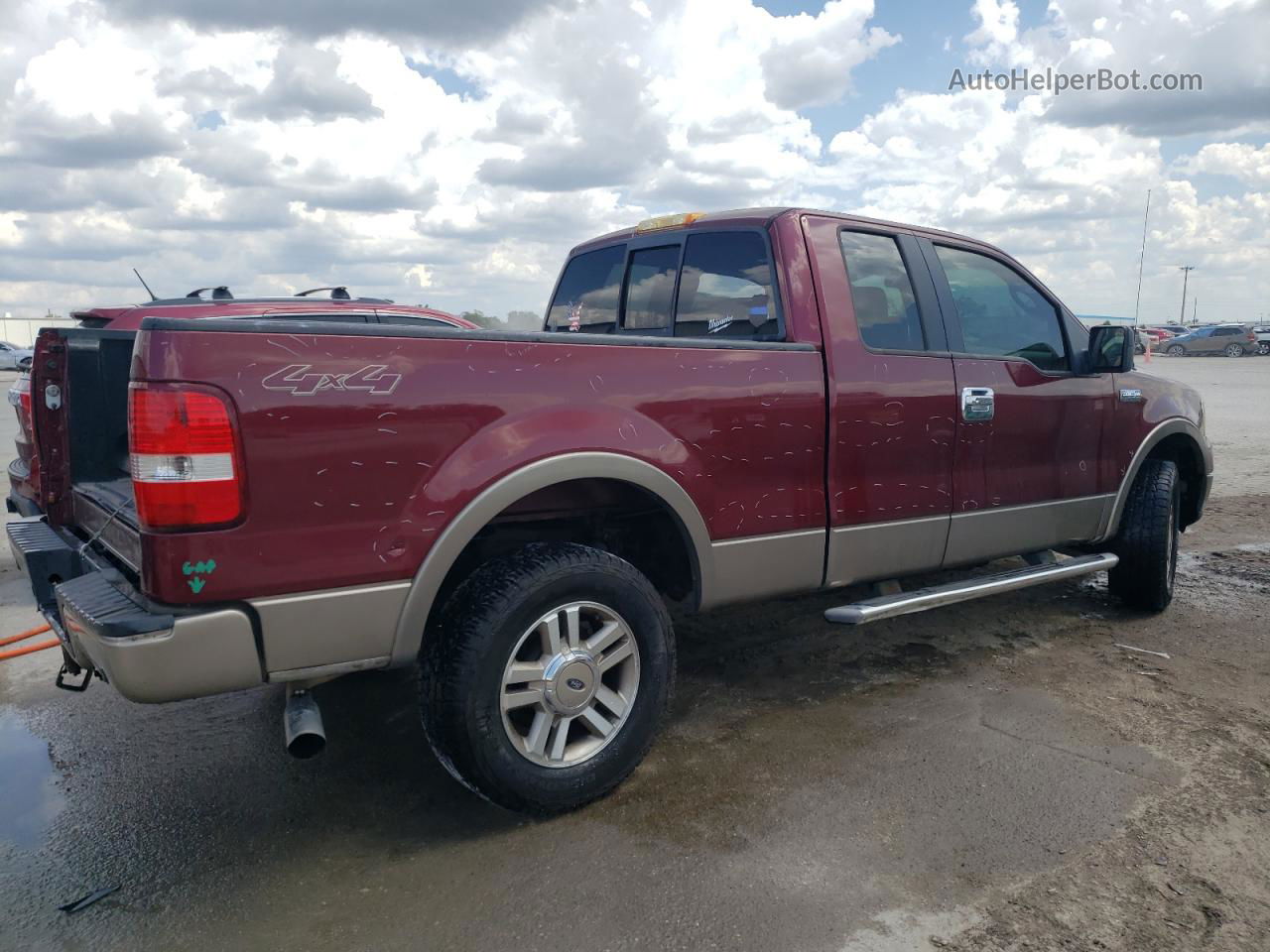 2005 Ford F150  Burgundy vin: 1FTPX14595NB77677