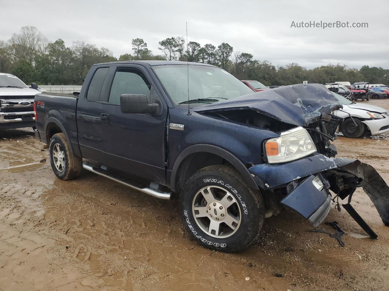 2004 Ford F150  Blue vin: 1FTPX145X4KB85058