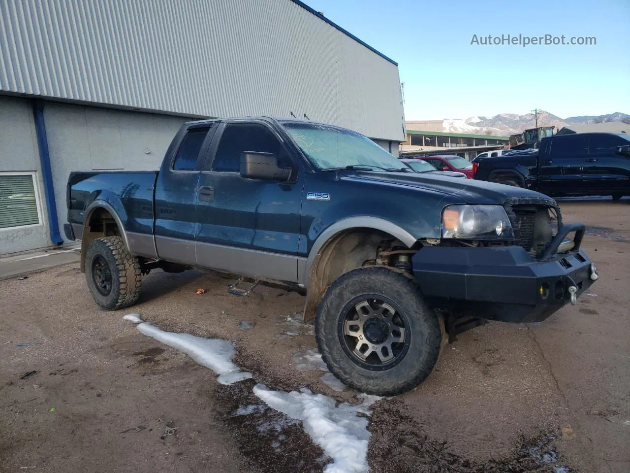 2004 Ford F150  Green vin: 1FTPX145X4NB59378