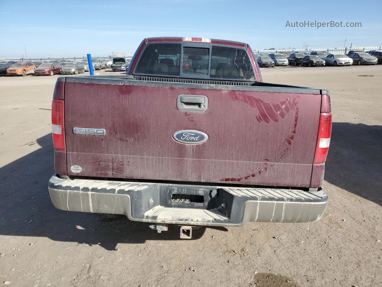 2004 Ford F150  Maroon vin: 1FTPX145X4NC22771