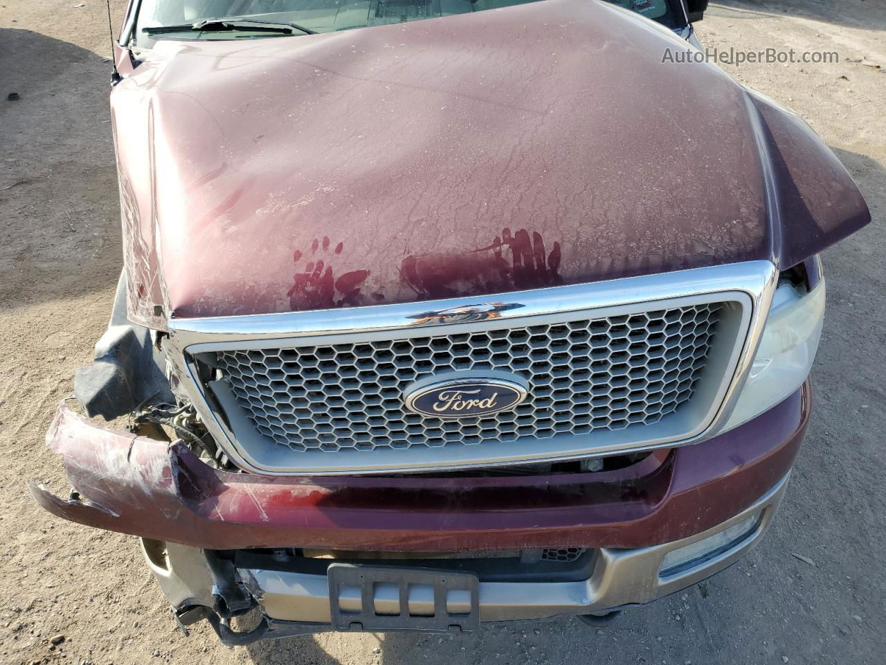 2004 Ford F150  Maroon vin: 1FTPX145X4NC22771