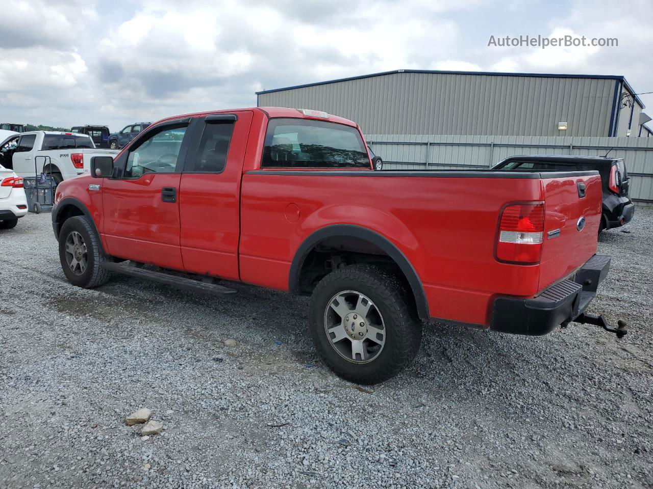 2005 Ford F150  Red vin: 1FTPX145X5FA57378