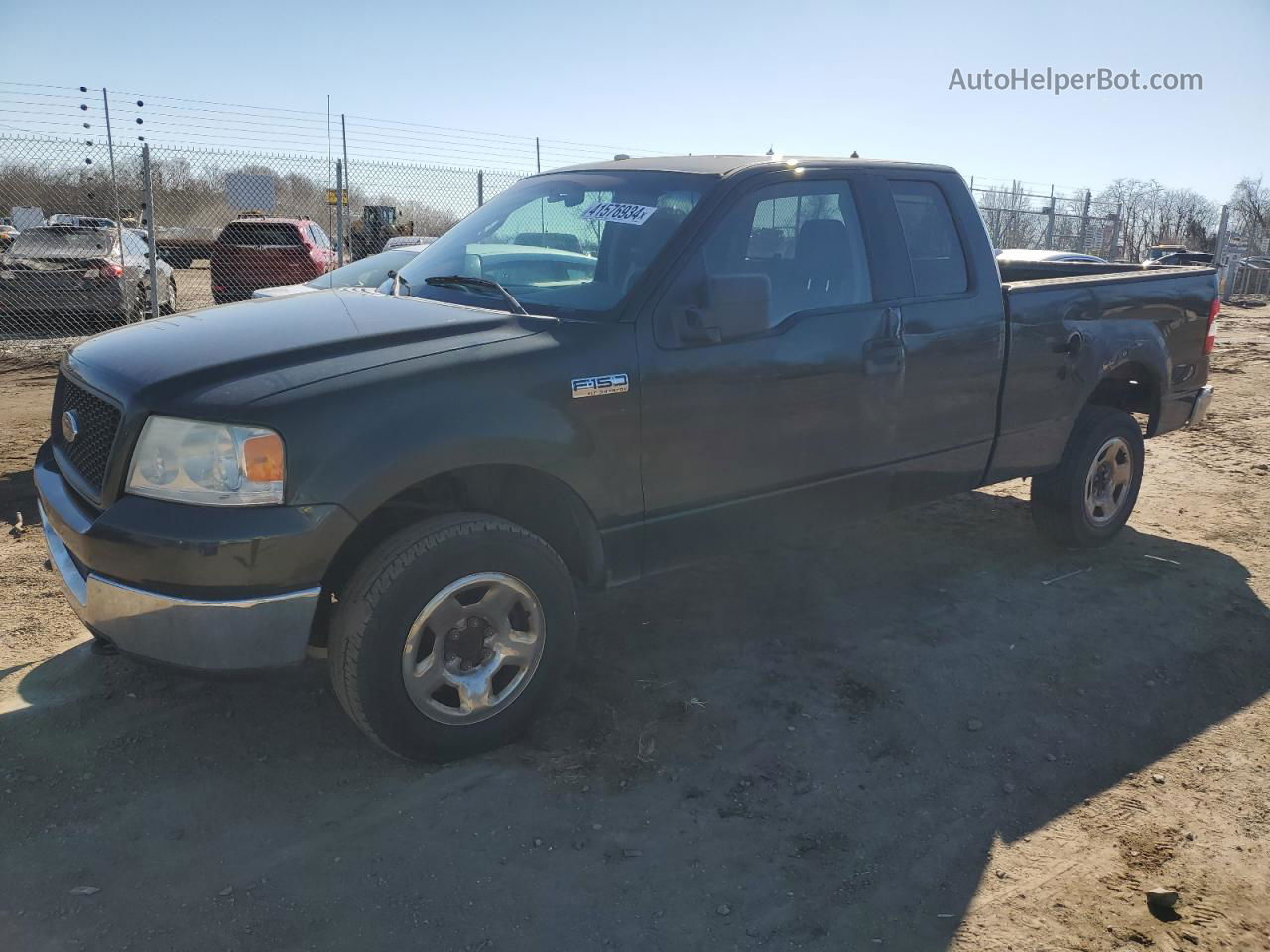 2005 Ford F150  Зеленый vin: 1FTPX145X5FB04165