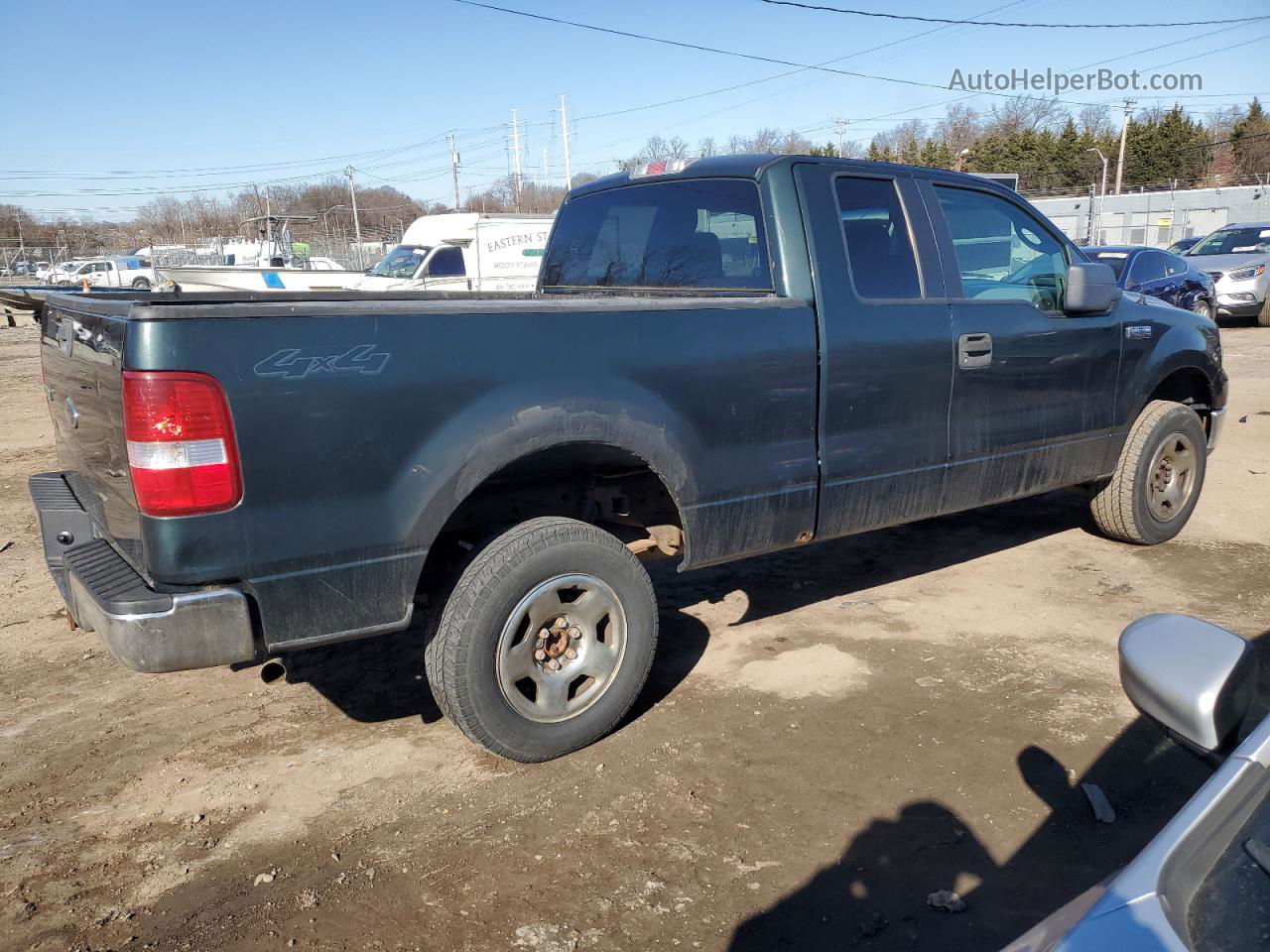 2005 Ford F150  Зеленый vin: 1FTPX145X5FB04165