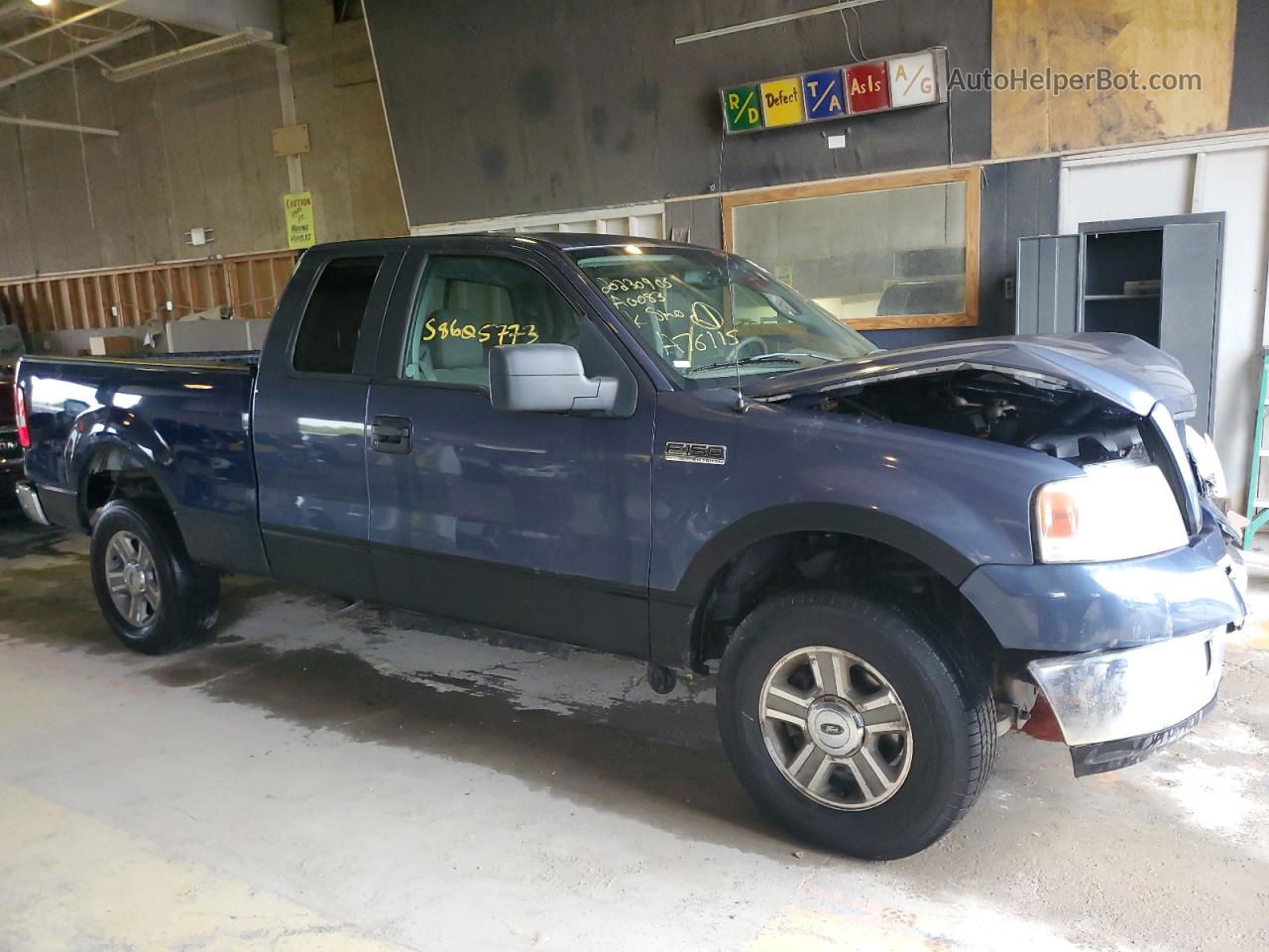 2005 Ford F150  Blue vin: 1FTPX145X5NA76115